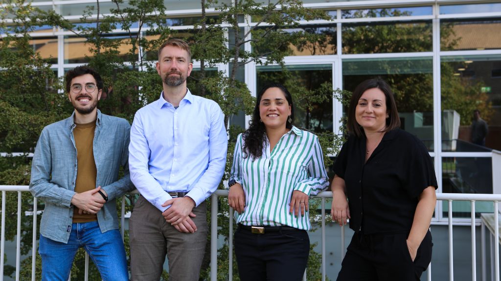 Marcela Mendoza-Suárez, CEO & Co-founder.
Stig U. Andersen, Scientific Advisor & Co-founder.
Francesca Tedeschi, CSO.
Diego García, Industrial Microbiologist